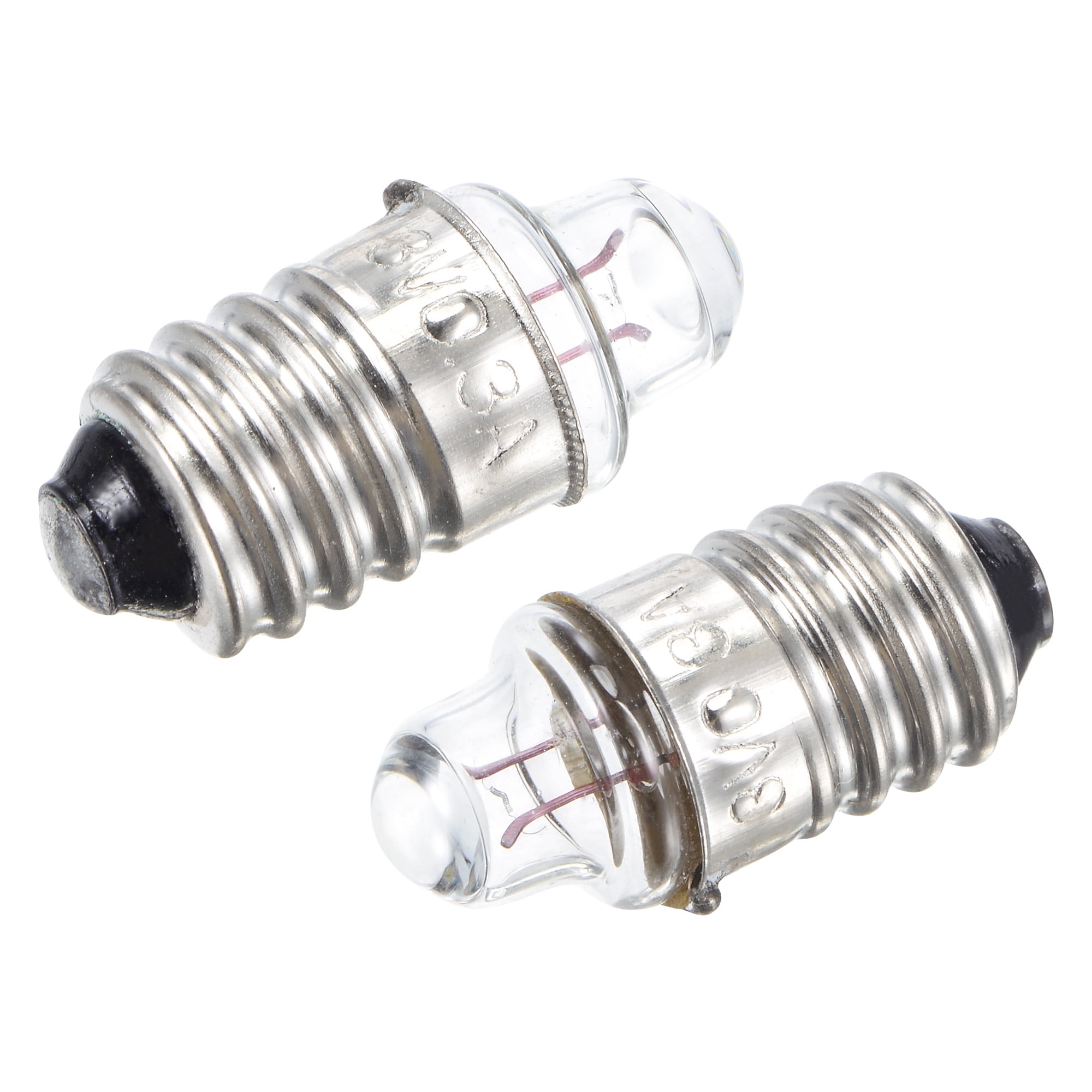 1.5V Pack of 10 E10 Miniature Screw Base Light Bulbs 0.3A 