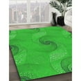 thumbnail image 2 of Ahgly Company Indoor Rectangle Patterned Lime Green Area Rugs, 4' x 6', 2 of 6