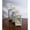 White, variant on Lantern (Set Of 3) 14"H, 17"H, 20"H Metal, Glass - White