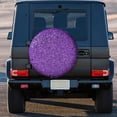 thumbnail image 3 of Kdxio Glitter Purple for Tire Cover Wheel Protectors Tyre Covers Weatherproof Wheel Covers Universal Fit for Trailer Rv SUV Truck Camper Travel Trailers 15 inch, 3 of 8