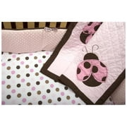 Angle View: Kids Line Fitted Sheet - Mod Lady Bug