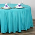 thumbnail image 2 of BalsaCircle 10 Pieces 108" Turquoise Round Polyester Tablecloths Fabric Table Cover Linens, 2 of 5