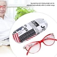 thumbnail image 4 of GAFAS LECTORES DE GAFAS DE MODA HOMBRES UNISEX MUJERES LENTE LIVIANA Lente Lente Gafas+250 ROJO, 4 of 7