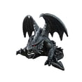 thumbnail image 3 of "Invictus" Crouching Winged Dragon Creeping Forward | DWK Collectible Black Dragon Series, 3 of 4