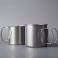 thumbnail image 2 of Taza portátil ultraligera para acampar, vajilla para exteriores, taza de té con mango plegable, 2 of 5