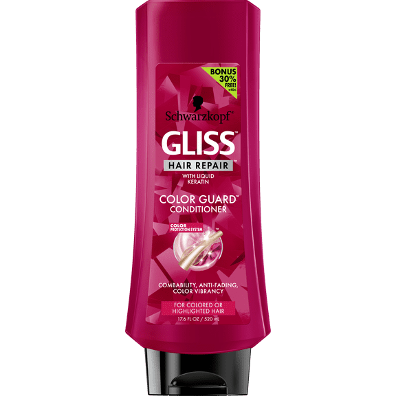 Gliss Hair Repair Conditioner, Color Guard, 17.6 Ounce 30% Bonus