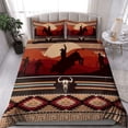 thumbnail image 1 of Juego de cama "Bull Riding, 1 of 3