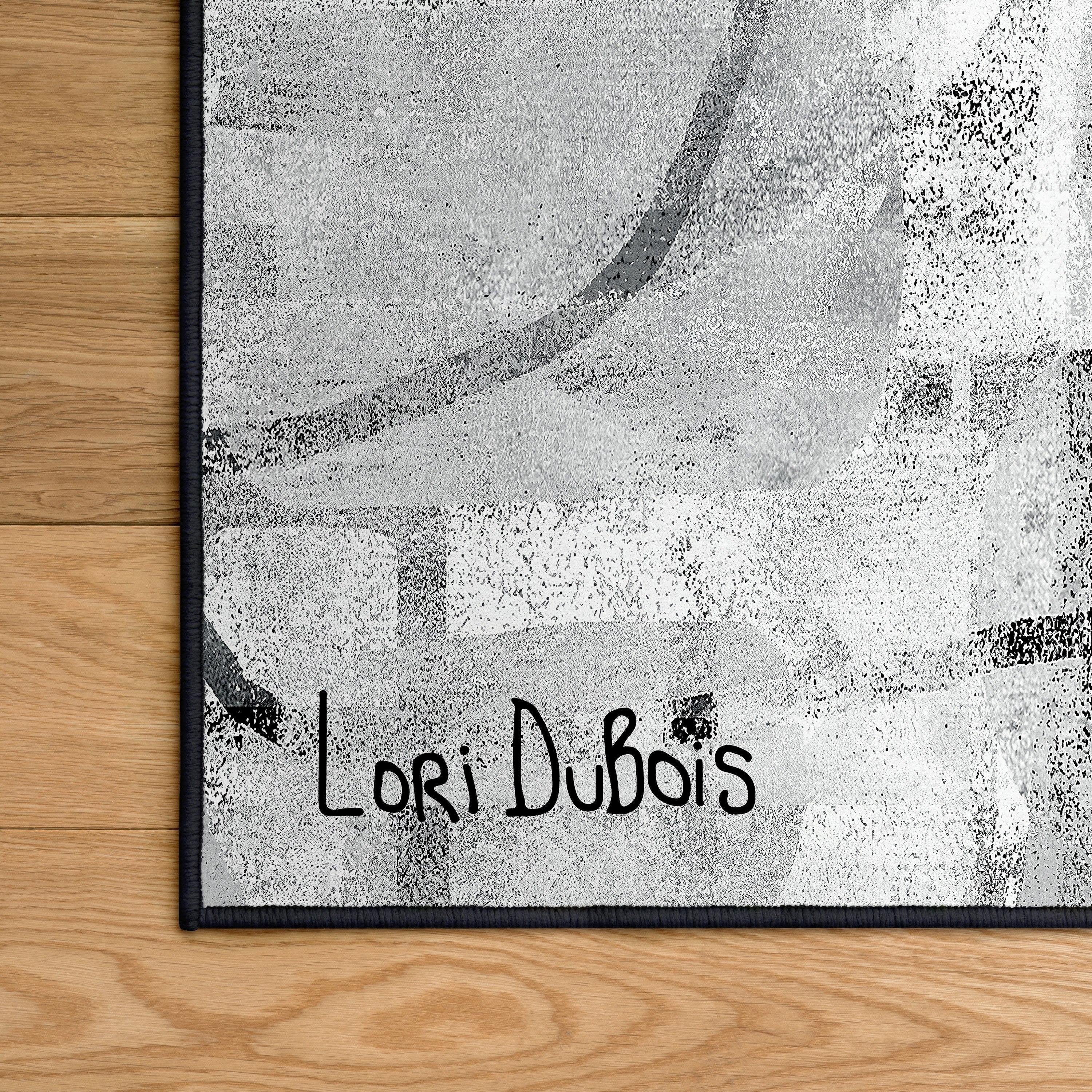 New Territory II Washable Geometric Art Area Rug size 8'x10', Power-loomed, Heavenly Softness with Non-Slipping Backing