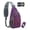 Purple, variant on Packable Crossbody Sling Bag, RFID Sling Backpack Lightweight,Water-resistant Small Daypack for Trave Hiking Commuting,Gray