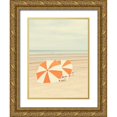 thumbnail image 1 of Della Latta, Massimo 19x24 Gold Ornate Wood Framed with Double Matting Museum Art Print Titled - Umbrella, 1 of 4