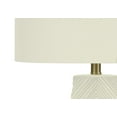 thumbnail image 3 of Monarch Specialties Lighting, 29"h, Table Lamp, White Ceramic, Ivory / Cream Shade, Contemporary, 3 of 6
