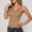 Khaki, variant on Elegant Lace Trim Tennis Top for Women Designed with Soft Solid Knit Delicate Frill Gathers for Everyday Comfort Versatile Casualwear Red M