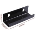 thumbnail image 4 of Black Vinyl Record Shelf Wall Mount 6 Pack,Vinyl Holder Wall,Acrylic Album Record Holder Display, 4 of 4