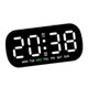 thumbnail image 5 of Reloj despertador digital LED para decoración del hogar, fecha, semana, temperatura, escritorio Blanco, 5 of 9