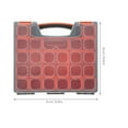 thumbnail image 4 of LOLIPPYY 1Pcs Electronic Component Storage Box Drawer Style Red Plastic For Office, 4 of 5