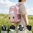 thumbnail image 4 of MMJ Transparent Jelly Backpack PVC Clear Cartoon Bag Lightweight Large Capacity for Travel 12.20x16.93x5.91in, 4 of 6