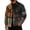 Dark Green, variant on Autumn Mens Halloween Black Cat Overshirt Jacket Long Sleeve Snap Buttons Loose Cut Halloween Casual Outerwear Light Gray L