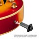 thumbnail image 4 of Conector De Salida De Pasador De Cola De Guitarra, Conectores De Salida De Entrada De aleación De 6,35 Mm Conector De Salida De Extremo De Guitarra Eléctrica Puerto De Conexión, 4 of 7