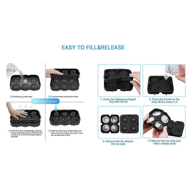 4 Cavity S 3d Icemold Silic Mold Kit Tool