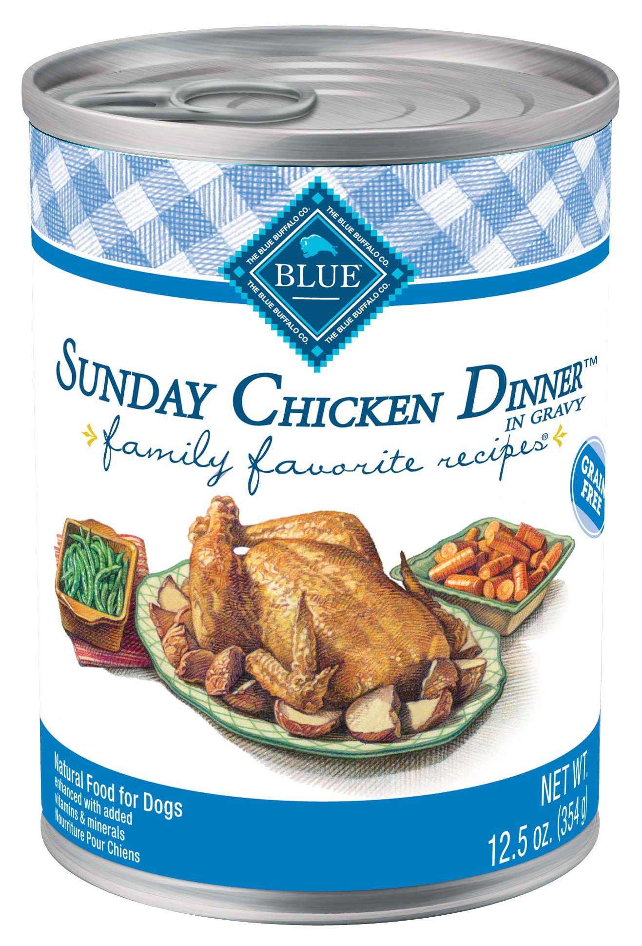 Blue Buffalo Family Favorites Natural Adult Wet Dog Food ...