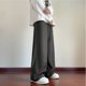 thumbnail image 5 of Puntoco Pantalones cargo rectos con bolsillos y cordón con estampado de empalmes para hombre, 5 of 7