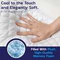 thumbnail image 6 of COOKEY Cooling Curved Pillows Queen Size Set of 2–Adjustable Shredded Memory Foam Side Sleeper Pillow for Neck & Shoulder Pain Relief,20"x30", 6 of 10