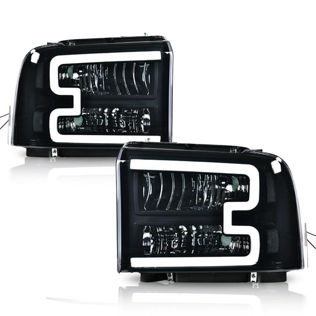 Conjunto de faros LED PIT66 para Ford F250 F350 F450 2005-07