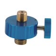thumbnail image 3 of Almencla Adaptateur de Poêle de Camping Conversion Robuste en Métal Antirouille avec Bouton de Réglage Convertisseur d'Entrée de Réservoir pour Sac à Dos Camping Randonnée Bleu, 3 of 7