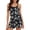 C-Black, variant on Womens Pajamas Satin Silk Sleeveless Butterfly Print Tank Tops and Shorts Sleepwear Clothes
