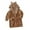 Brown, variant on Godderr Kids Toddler Baby 2pcs Hoodie Bathrobe Pajamas Set,Rabbit Ears Fleece Robes Pajamas,Toddler Boys Girls Night-Robe