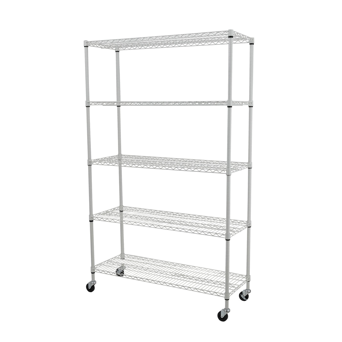 Seasonal Expressions 5Shelf Shelving Storage Units on Wheels Casters
