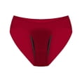 thumbnail image 2 of GPOECD Briefs for Women Mid Waist Leak Proof Breathable Menstrual Panties Geometric Print Crotch Briefs Womens Panties,RD1,M, 2 of 5