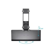 Monoprice Adjustable Ergonomic Keyboard Tray - Black With Full Size Platform - Workstream Collection