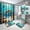 A, variant on Sea Turtle Shower Curtain Set 4 Piece, Underwater Ocean Bathroom Decor, Waterproof Polyester Curtain & Soft Velvet Bath Mats
