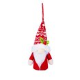 thumbnail image 2 of D-GROEE Gnome Christmas Ornaments with Led Light, 2PCS Xmas Gnomes Plush Doll, Santa Table Ornaments, Lighting Hanging Christmas Tree Decorations Home Decor, 2 of 8