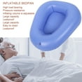 thumbnail image 4 of Inflatable Bedpan, Lightweight Portable Practical Air Bedpan, Females Bedridden For Elderly Patient Blue, 4 of 8