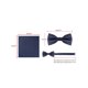thumbnail image 5 of CONJUNTO DE CORBATA DE PUNTOS PARA EL DÍA DEL PADRE HOMBRE INSPIRADOR Corbata delgada, moño preatado y pañuelo de bolsillo Talla única Azul marino con blanco y rojo, 5 of 7
