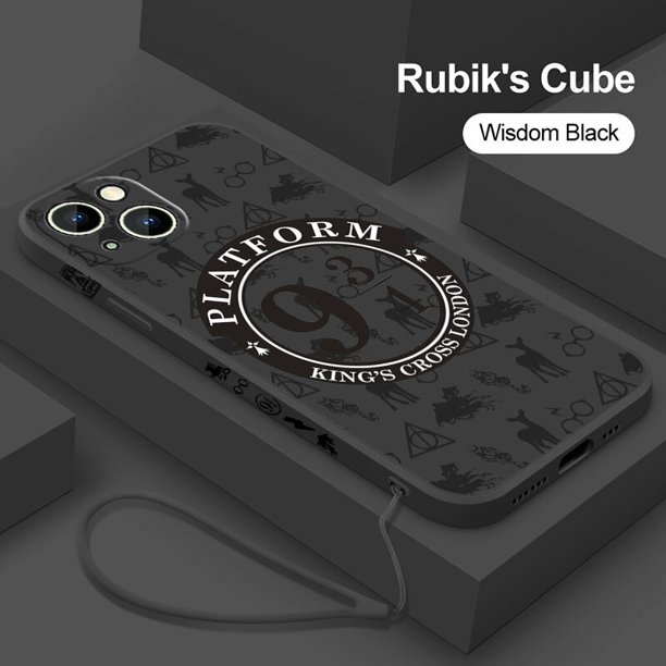 Fashion Potters Wand Harries For Apple iPhone 14 13 12 11 Pro Max Plus XS XR X 8 7 SE Liquid Left Rope Phone Case Capa Coverfor iPhone 12 Gao Jinjia LED
