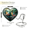 thumbnail image 2 of Spectrum Birds Heart Urns For Men, Urn For Ashes Adult Male, Keepsake Urns For Human Ashes Adult Female, Cremation Urn For Dad, Burial Urns For Adult Human Ashes, Heart Urn 3inch,1pcs, 2 of 5