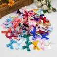 thumbnail image 2 of Lazos de cinta de satén para manualidades, fiesta de Navidad para decoración de cinta decorativa, embalaje de regalo, materiales de costura para sombreros, 50-200 piezas, 10mm, 2 of 4