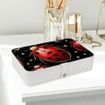 thumbnail image 6 of Seven Starred Ladybird Portable PU Leather Jewelry Box with Removable Compartment, Necklace Holder, Storage Box, and Jewelry Organizer, 6 of 6