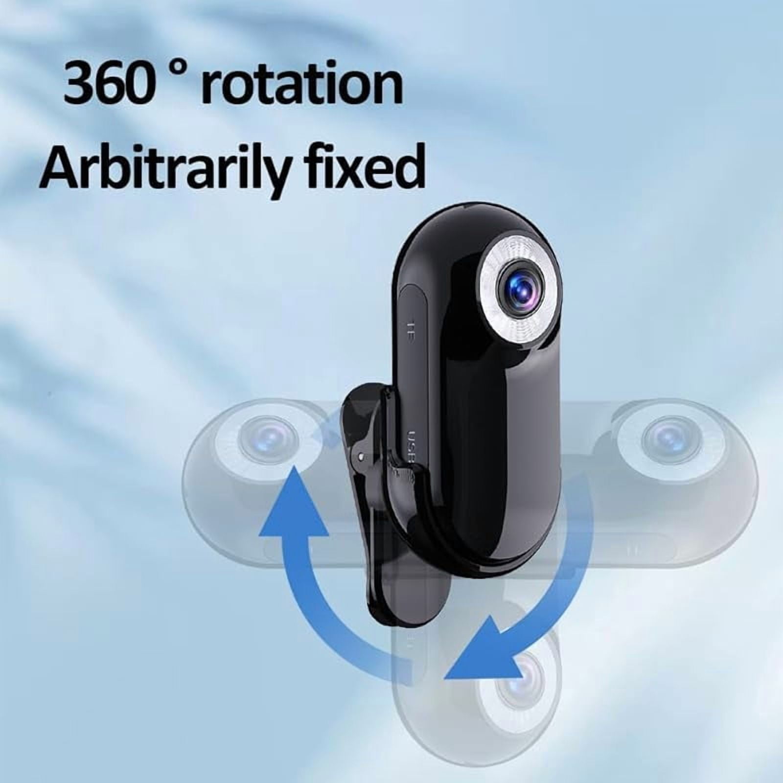 Wrongduck Mini Body Camera 1080P with 32GB Card, Portable Helmet Camera with Audio and Video Recording, Magnetic Multi-Function Action Cam for Travel, Sports, and Pets