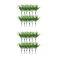 thumbnail image 1 of Matsuzay 12 piezas de plantas artificiales hoja falsa resistente a los rayos 7 ramas flor helecho jardín camino colgante hojas planta 7 tenedor y 21 hojas 2piezas, 1 of 6
