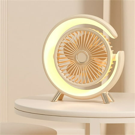 

Gelren Clearance!FansMini Fan Small Desktop Electric Fan Desktop Air Circulation Fan，Aromatherapy Night Light Small Fan