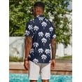 thumbnail image 4 of COOFANDY Men Summer Outfits with Pocket Hawaiian Shirt for Men Funny Tropical Shirt, 4 of 9