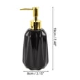 thumbnail image 4 of Unique Bargains 1 Pc Simple Diamond Shape Soap Pump Dispenser for Bathroom Hotel 300ml Black, 4 of 6