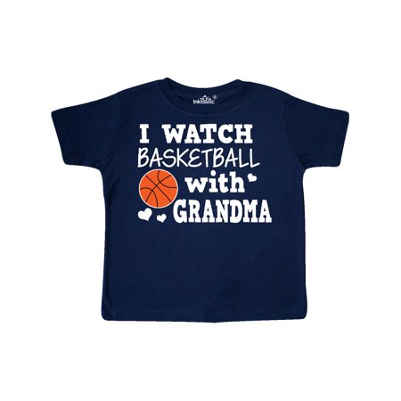 

Inktastic I Watch Basketball with Grandma Gift Toddler Boy Girl T-Shirt