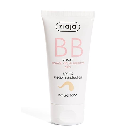 Ziaja BB Cream Natural Tone SPF15 for Normal, Dry and Sensitive Skin 50ml
