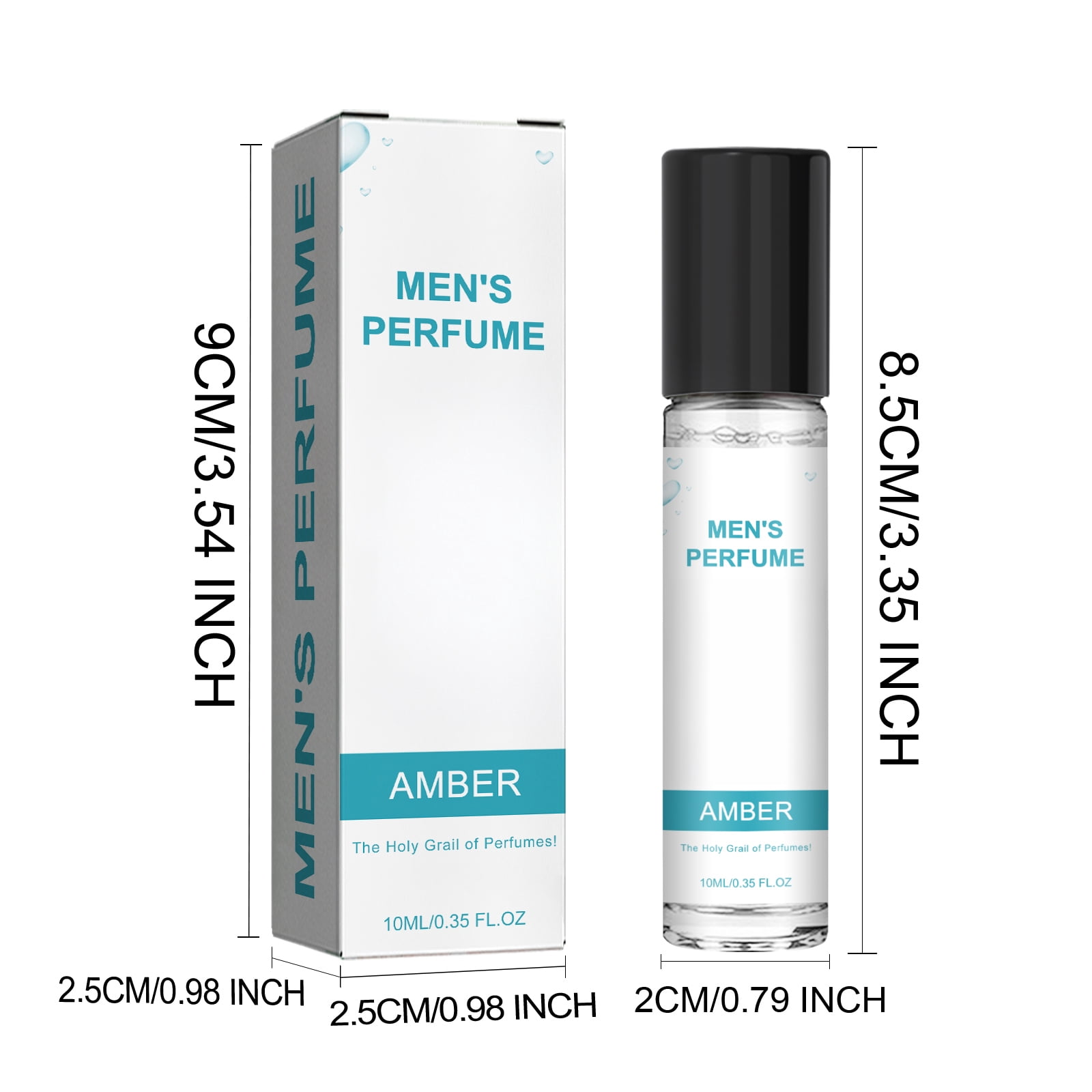 Alvantor Long-Lasting Fresh Pheromone Cologne for Men, 0.35 fl. oz
