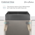 thumbnail image 7 of Rivage 30 x 21 Stainless Steel, Single Basin, Farmhouse Kitchen Sink with Apron in Black, 7 of 7